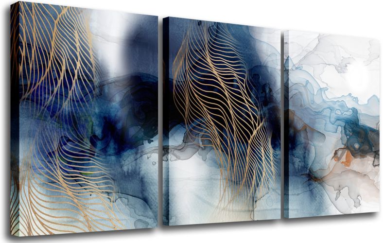 Abstract Blue Wall Art Abstract Blue Wall Art